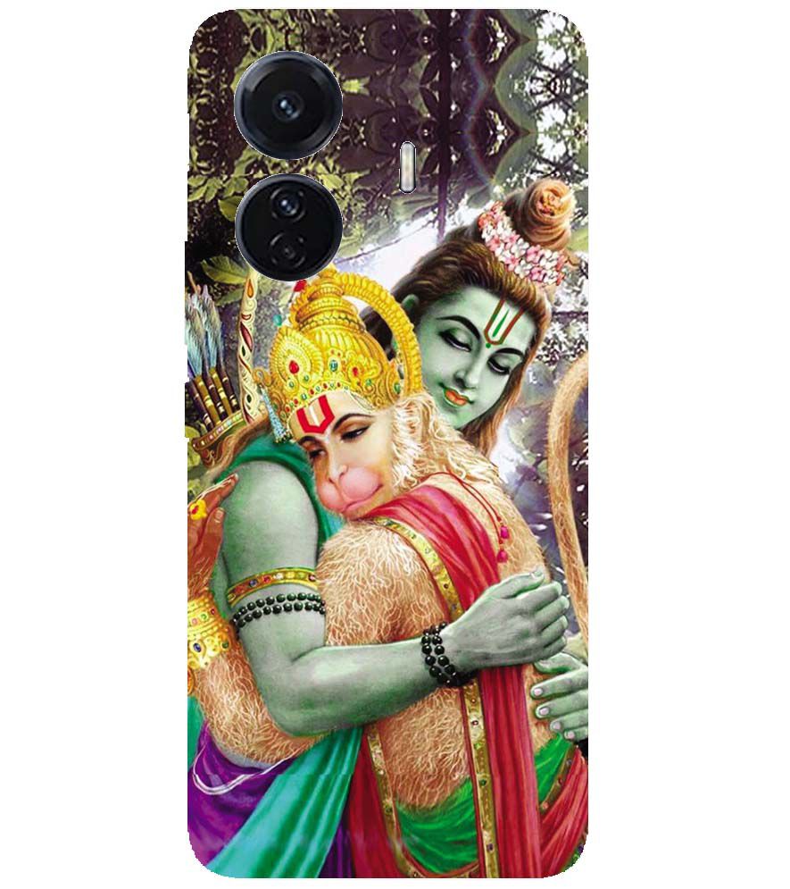 BG0075-Ram And Hanuman Ji Back Cover for vivo T1 Pro