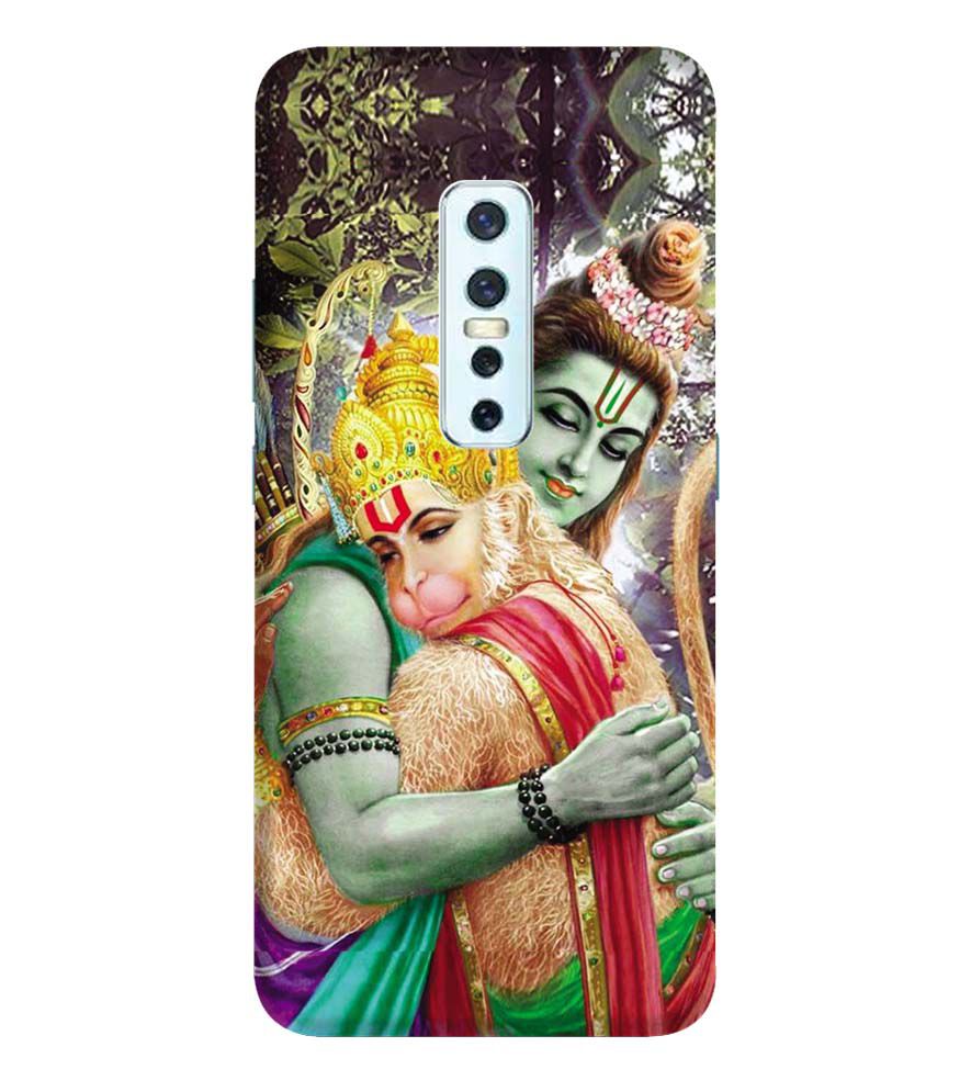 BG0075-Ram And Hanuman Ji Back Cover for Vivo V17 Pro