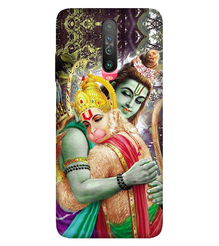 BG0075-Ram And Hanuman Ji Back Cover for Xiaomi Poco X2