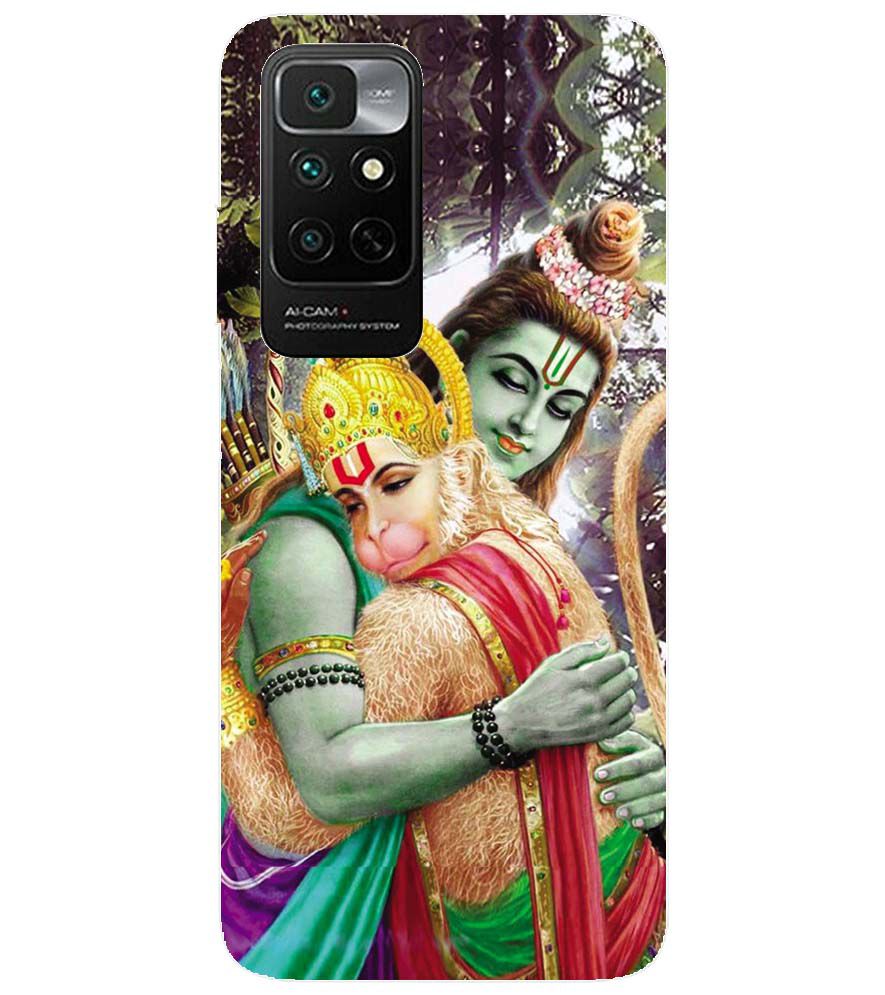 BG0075-Ram And Hanuman Ji Back Cover for Xiaomi Redmi Note 11 4G