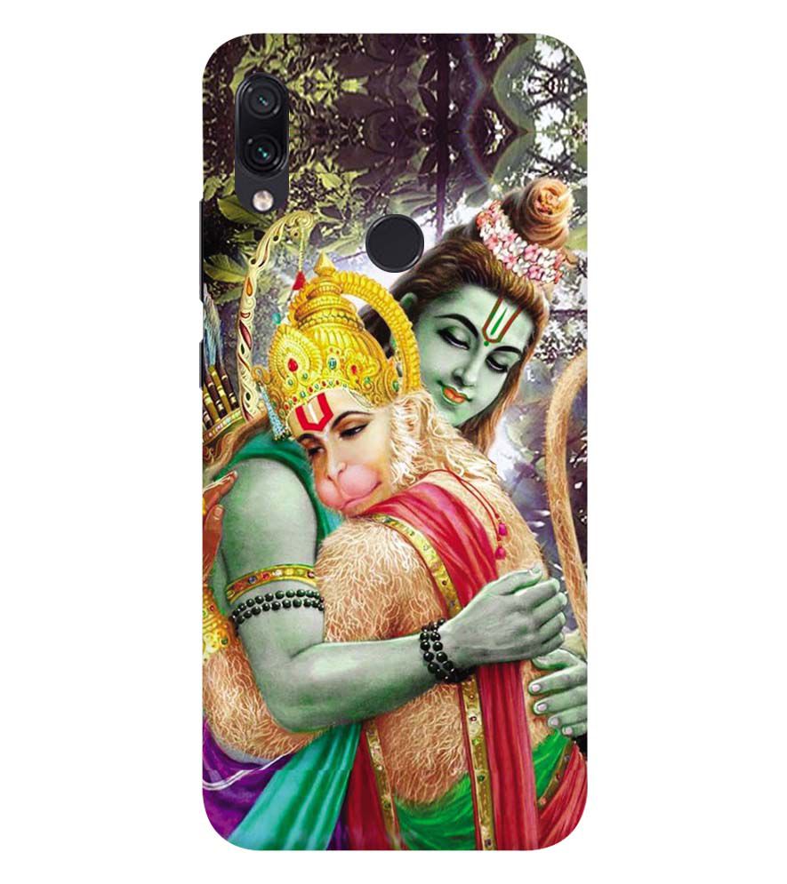 BG0075-Ram And Hanuman Ji Back Cover for Xiaomi Redmi Note 7S