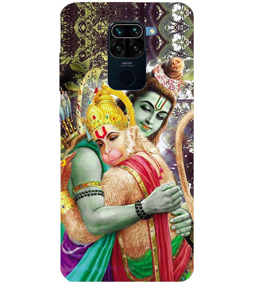 BG0075-Ram And Hanuman Ji Back Cover for Xiaomi Redmi Note 9