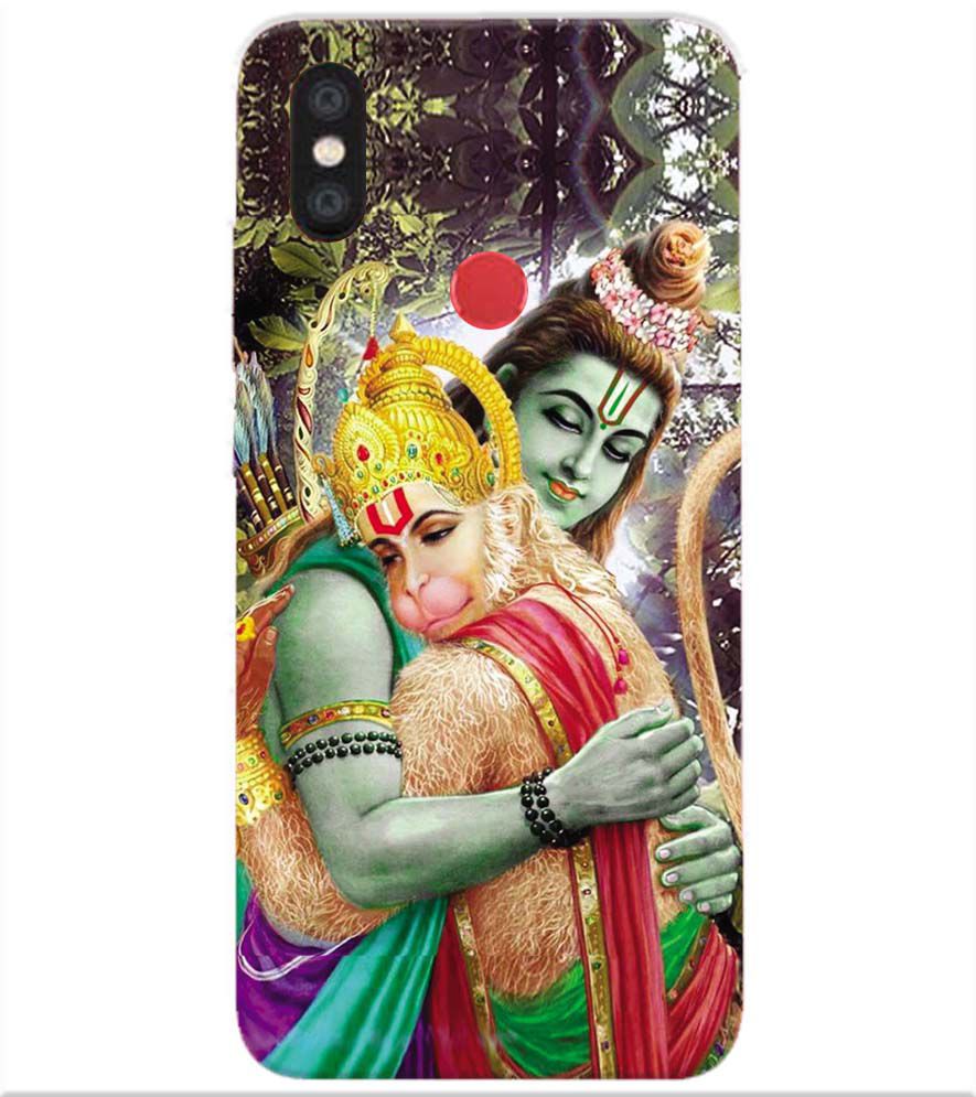 BG0075-Ram And Hanuman Ji Back Cover for Xiaomi Redmi Y2