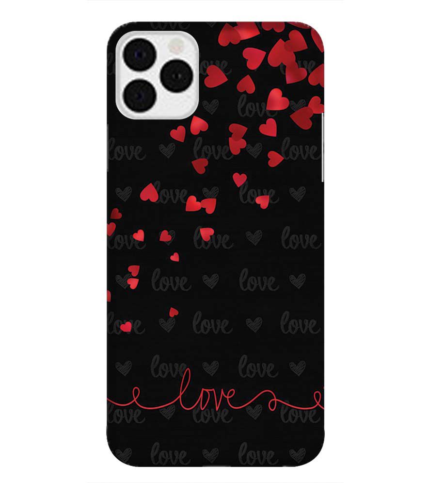 BT0003-Love Quote In A Black Back Ground Back Cover for Apple iPhone 11 Pro