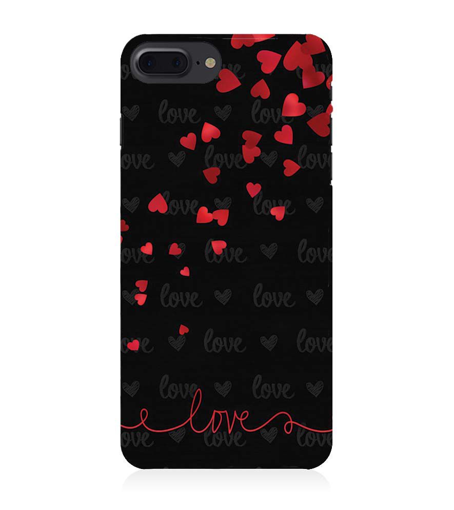 BT0003-Love Quote In A Black Back Ground Back Cover for Apple iPhone 7 Plus