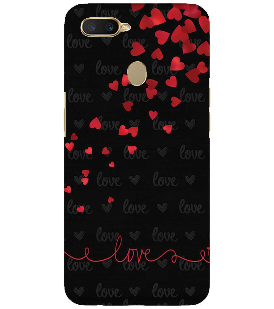 BT0003-Love Quote In A Black Back Ground Back Cover for Oppo A11K