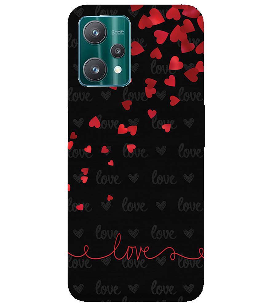 BT0003-Love Quote In A Black Back Ground Back Cover for Realme 9 Pro