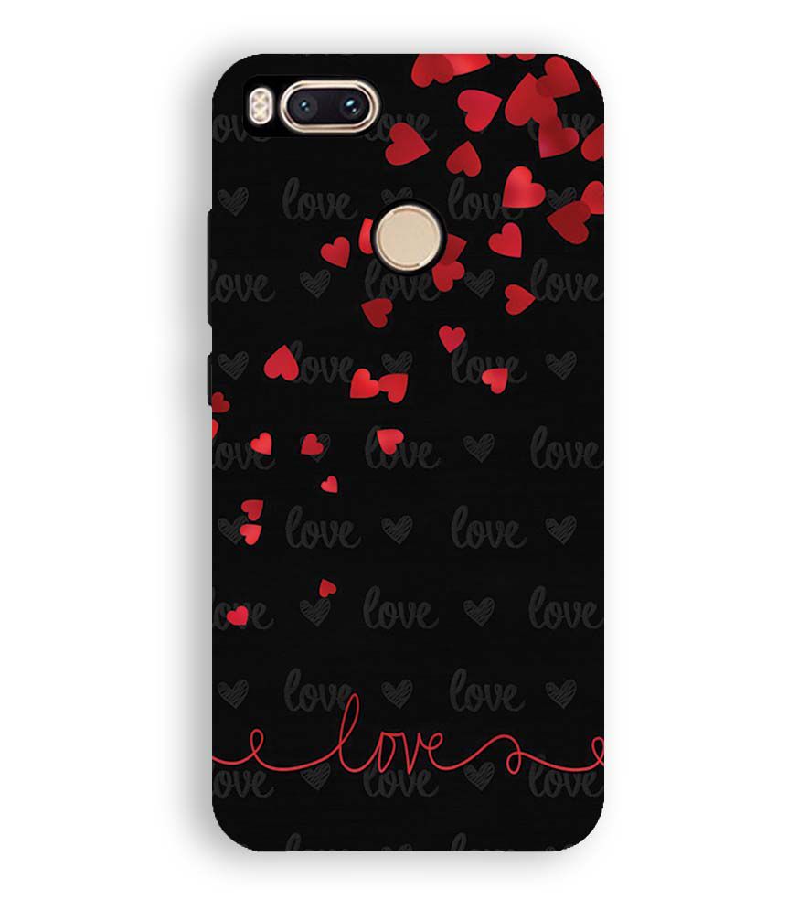 BT0003-Love Quote In A Black Back Ground Back Cover for Xiaomi Redmi A1