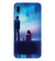 BT0106-A Girl And Boy With Blue Night Background Back Cover for Samsung Galaxy A20