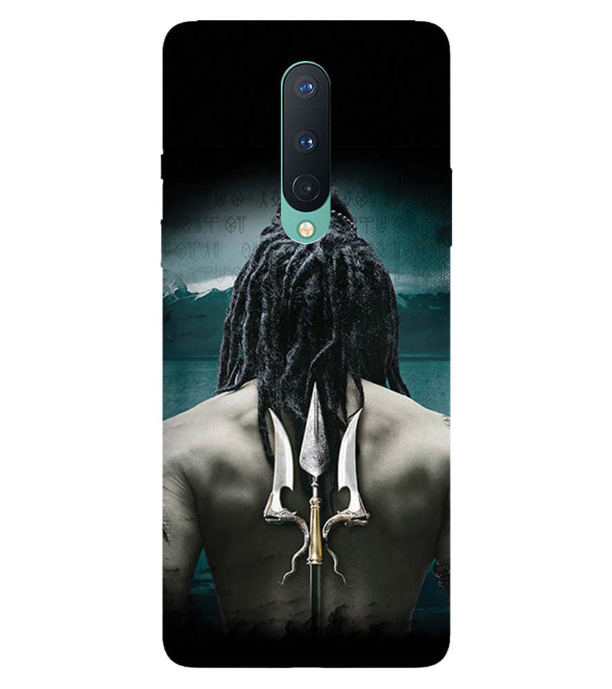 BT0233-Lord Shiva Rear Pic Back Cover for OnePlus 8