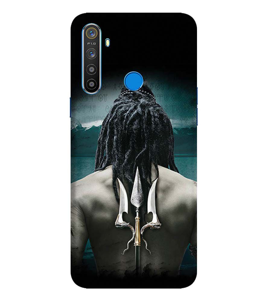 BT0233-Lord Shiva Rear Pic Back Cover for Realme 5