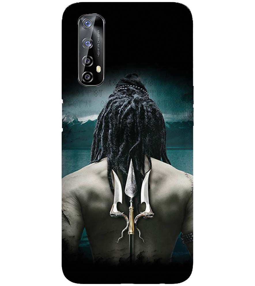 BT0233-Lord Shiva Rear Pic Back Cover for Realme 7