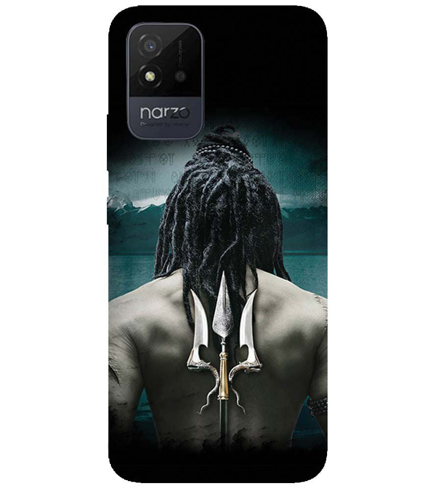 BT0233-Lord Shiva Rear Pic Back Cover for Realme Narzo 50i