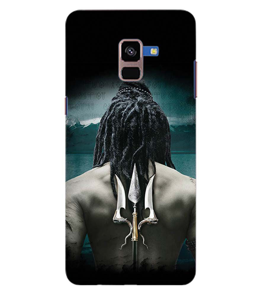 BT0233-Lord Shiva Rear Pic Back Cover for Samsung Galaxy A8 Plus