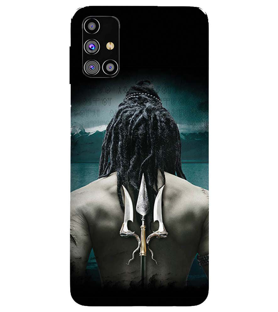 BT0233-Lord Shiva Rear Pic Back Cover for Samsung Galaxy M31s