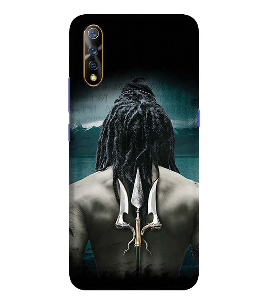 BT0233-Lord Shiva Rear Pic Back Cover for Vivo S1