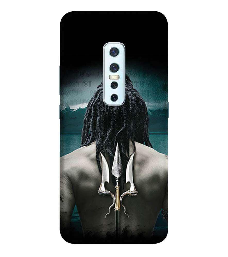 BT0233-Lord Shiva Rear Pic Back Cover for Vivo V17 Pro