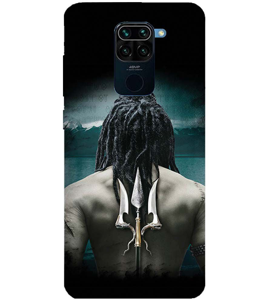 BT0233-Lord Shiva Rear Pic Back Cover for Xiaomi Redmi Note 9