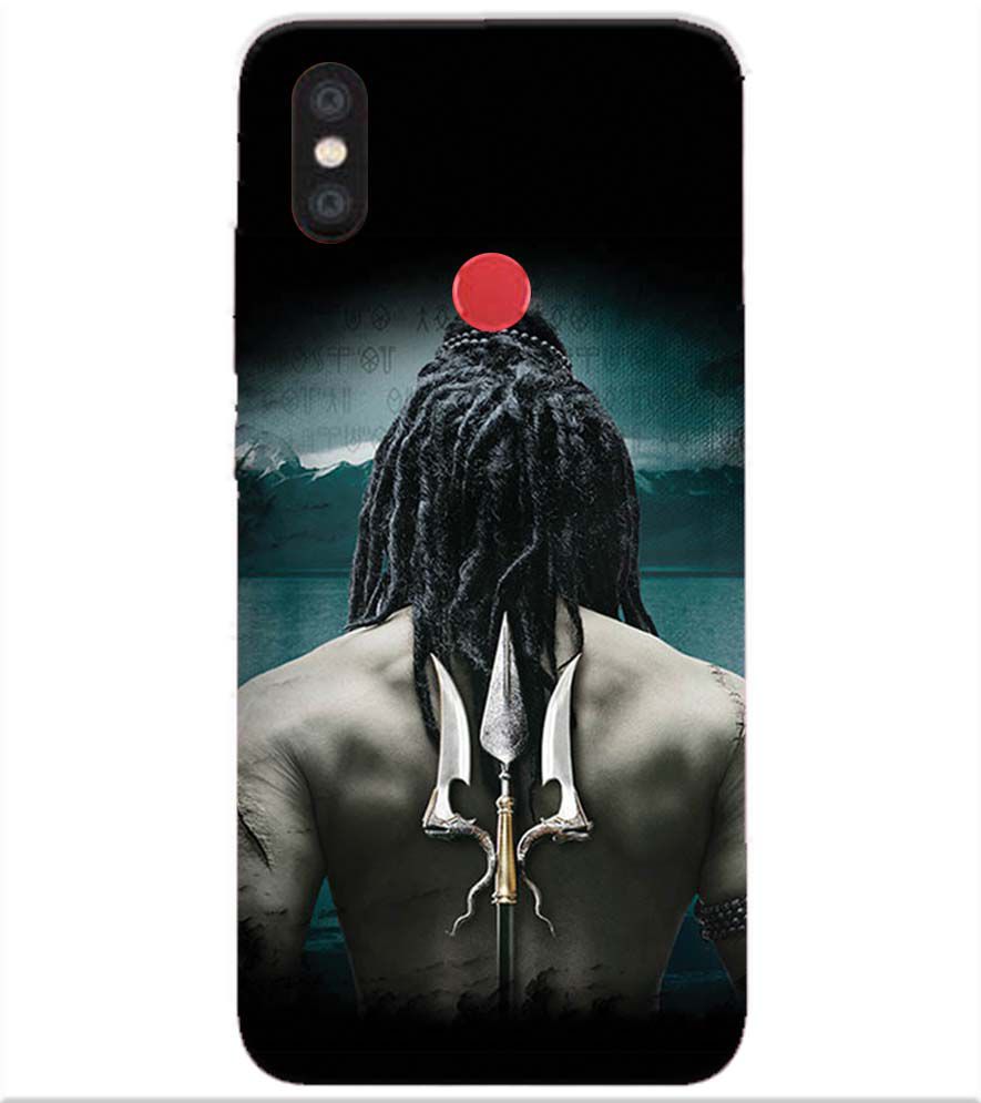 BT0233-Lord Shiva Rear Pic Back Cover for Xiaomi Redmi Y2