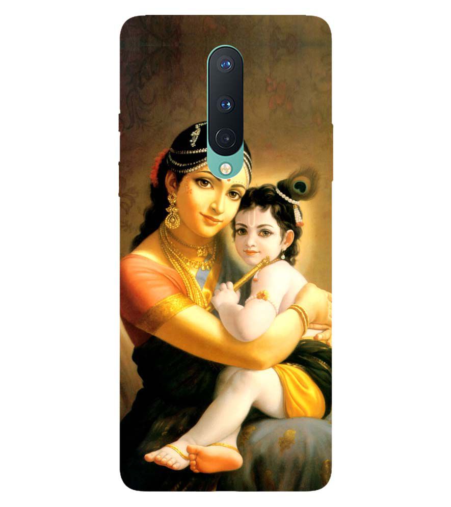 D1478-Krishna With Yashoda Back Cover for OnePlus 8