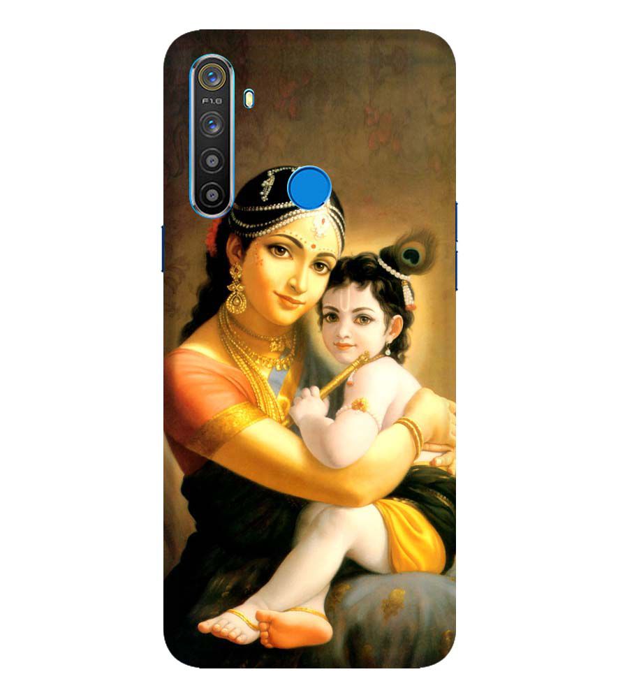 D1478-Krishna With Yashoda Back Cover for Realme 5i