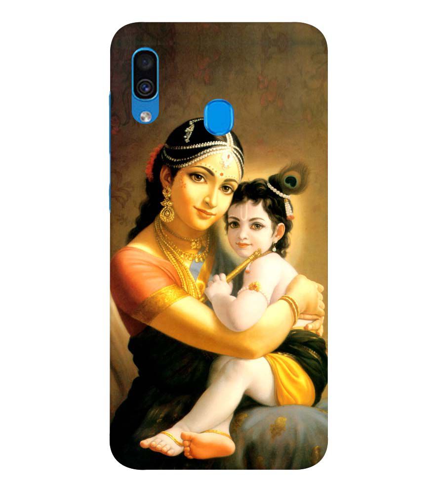 D1478-Krishna With Yashoda Back Cover for Samsung Galaxy A20