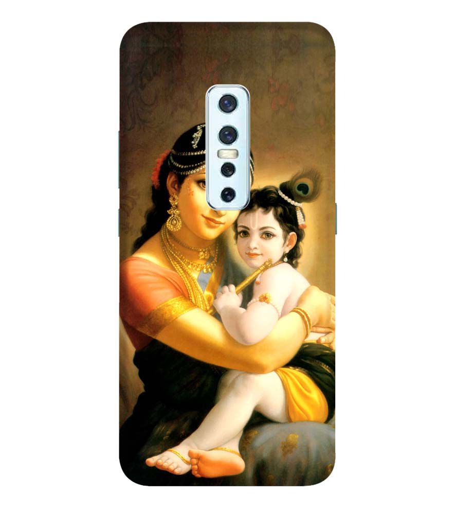 D1478-Krishna With Yashoda Back Cover for Vivo V17 Pro