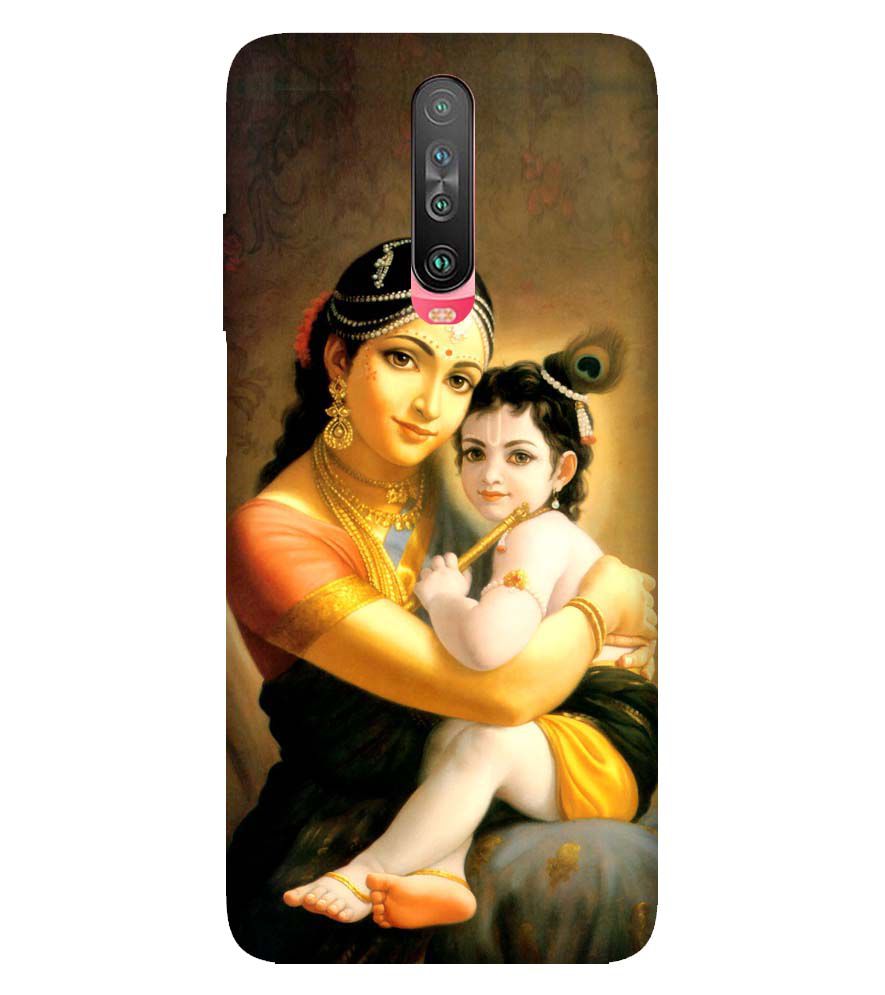 D1478-Krishna With Yashoda Back Cover for Xiaomi Poco X2