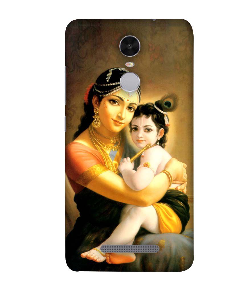 D1478-Krishna With Yashoda Back Cover for Xiaomi Redmi Note 4