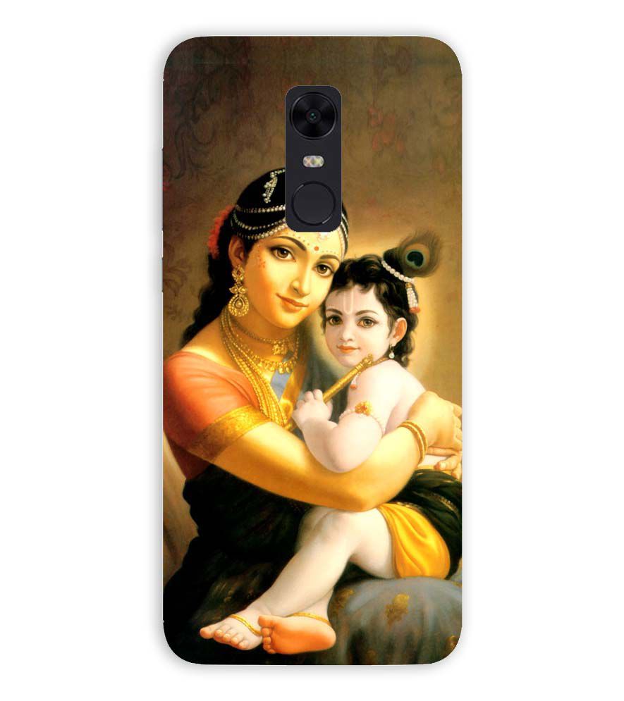 D1478-Krishna With Yashoda Back Cover for Xiaomi Redmi Note 5