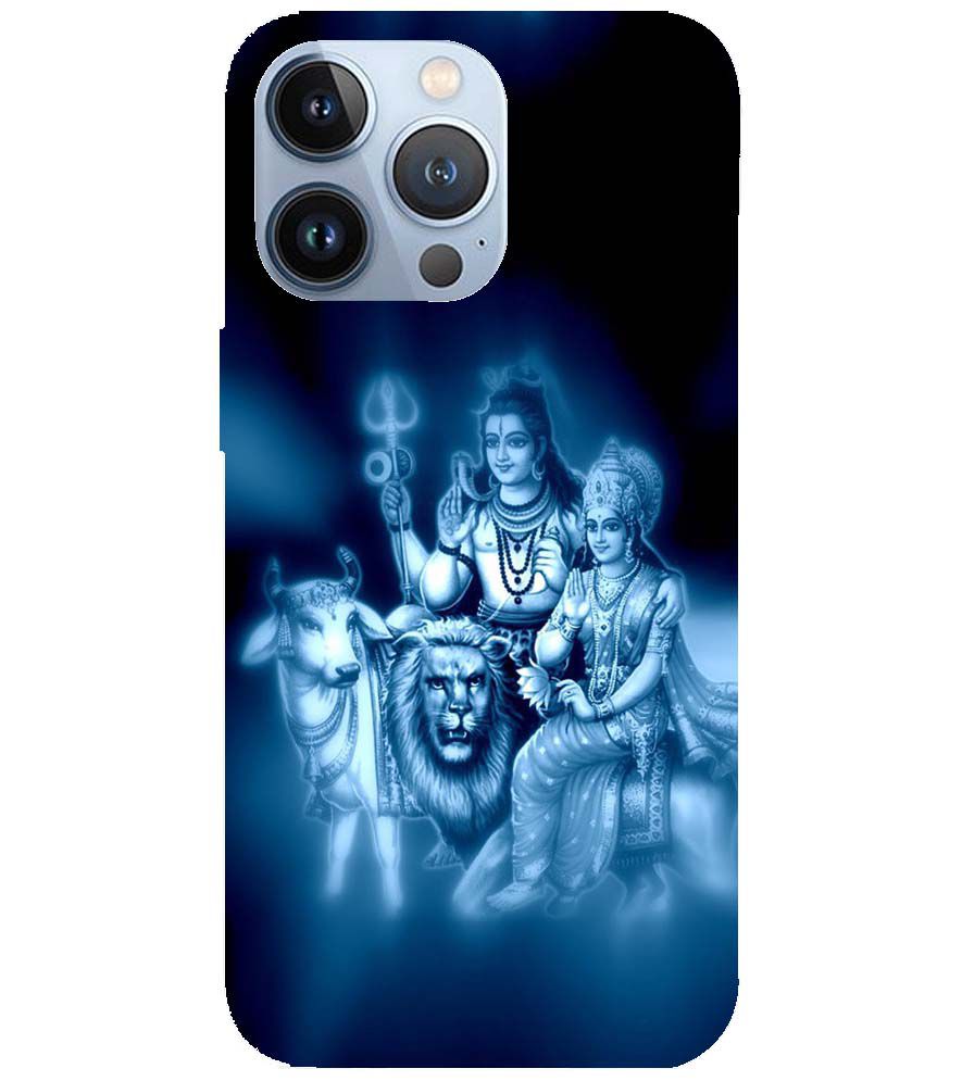 D1535-Shiv Parvati Back Cover for Apple iPhone 13 Pro