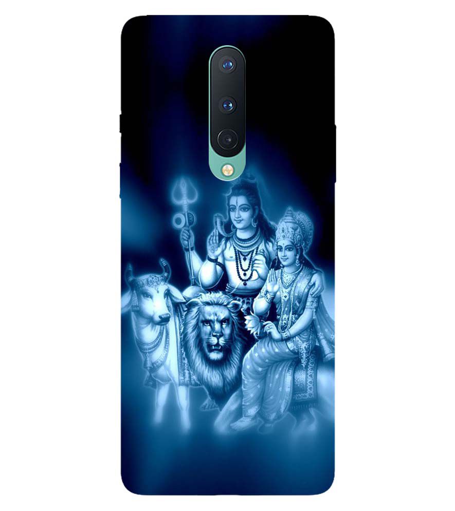 D1535-Shiv Parvati Back Cover for OnePlus 8