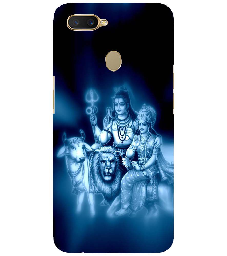 D1535-Shiv Parvati Back Cover for Oppo A11K