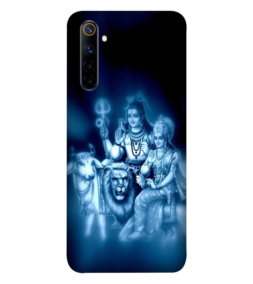 D1535-Shiv Parvati Back Cover for Realme 6i