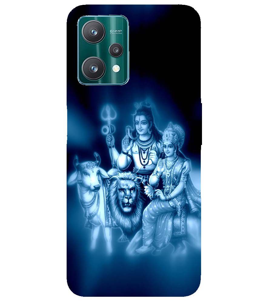 D1535-Shiv Parvati Back Cover for Realme 9 Pro