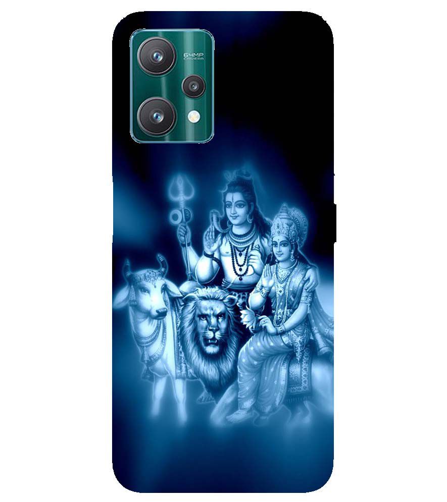 D1535-Shiv Parvati Back Cover for Realme 9 Pro+