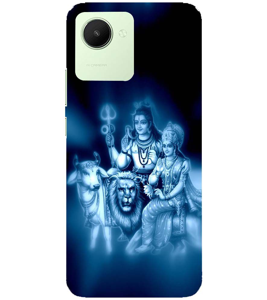 D1535-Shiv Parvati Back Cover for Realme C30