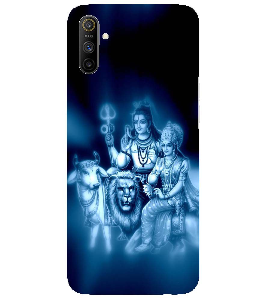 D1535-Shiv Parvati Back Cover for Realme Narzo 10A