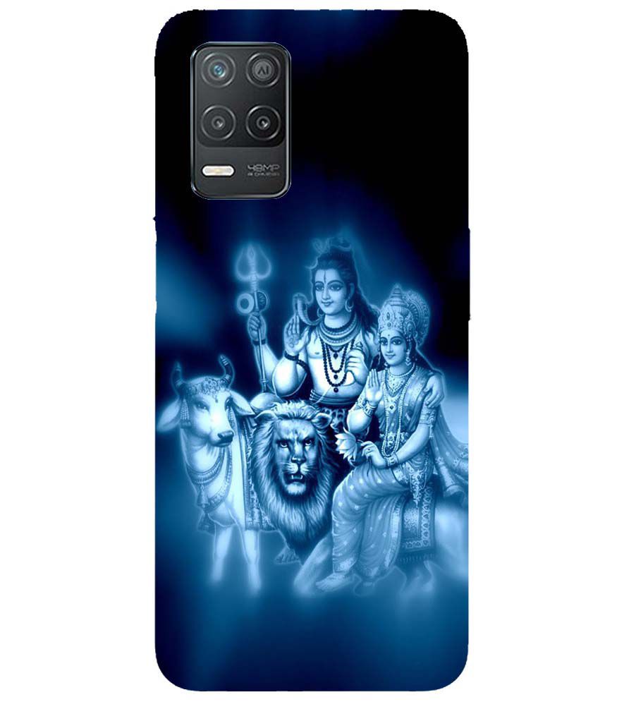 D1535-Shiv Parvati Back Cover for Realme V13 5G