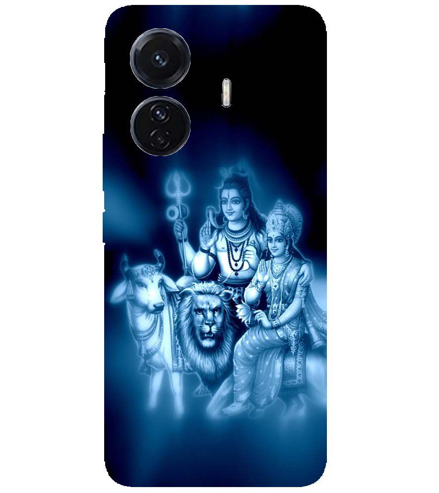 D1535-Shiv Parvati Back Cover for vivo T1 Pro