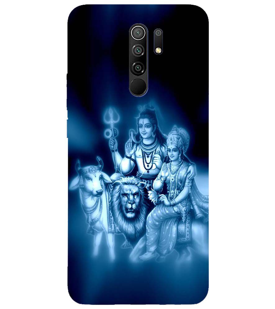 D1535-Shiv Parvati Back Cover for Xiaomi Poco M2