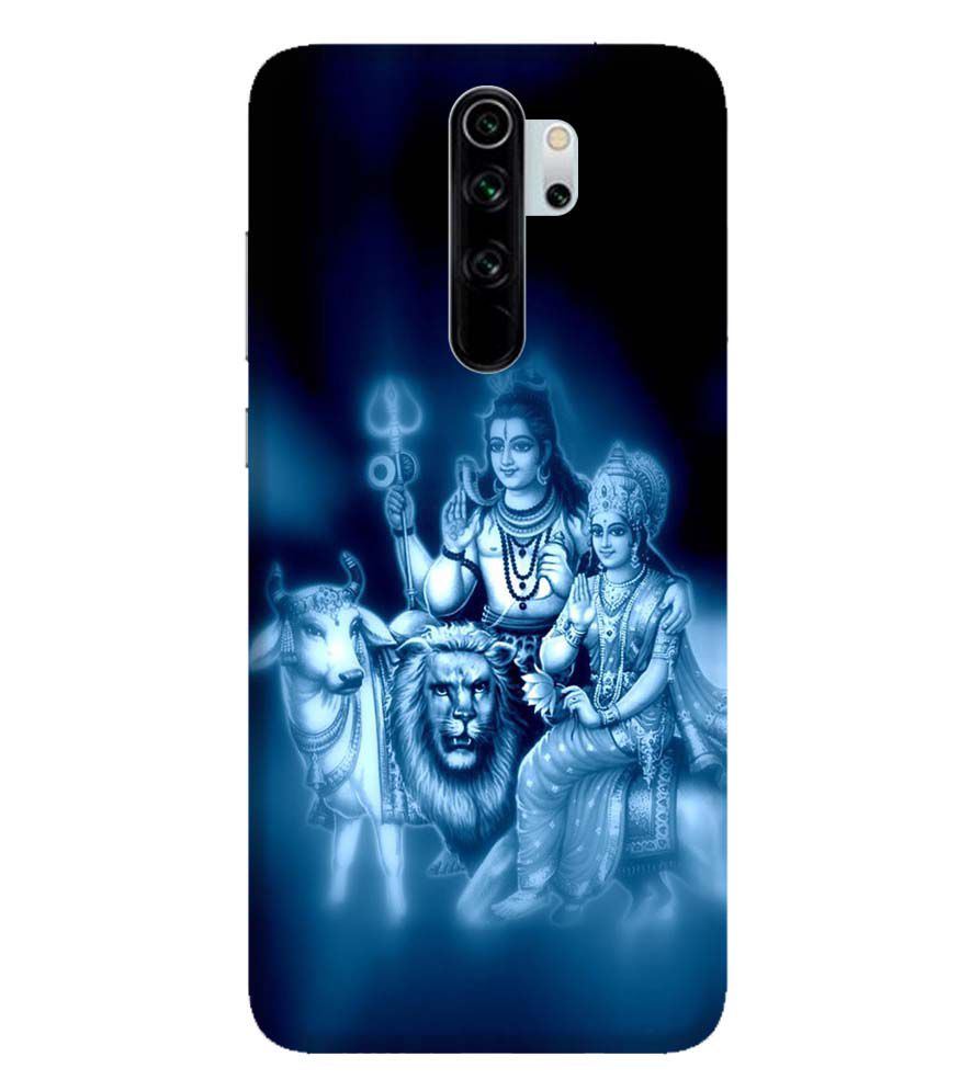 D1535-Shiv Parvati Back Cover for Xiaomi Redmi Note 8 Pro