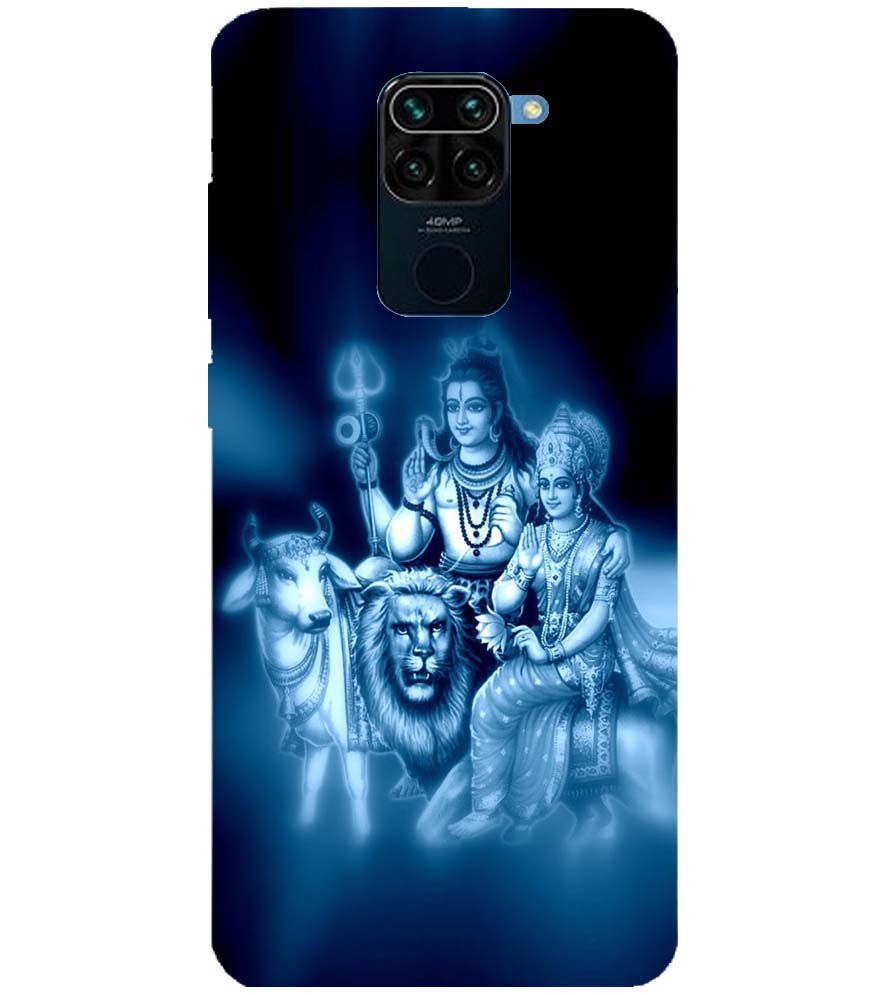 D1535-Shiv Parvati Back Cover for Xiaomi Redmi Note 9