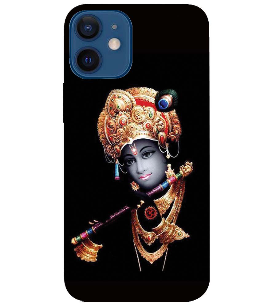 D1540-Beautiful Looking Lord Krishna Back Cover for Apple iPhone 12 Mini