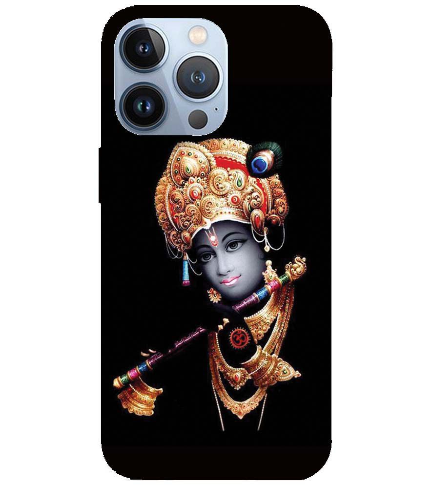 D1540-Beautiful Looking Lord Krishna Back Cover for Apple iPhone 13 Pro