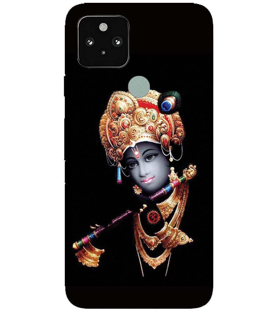 D1540-Beautiful Looking Lord Krishna Back Cover for Google Pixel 5