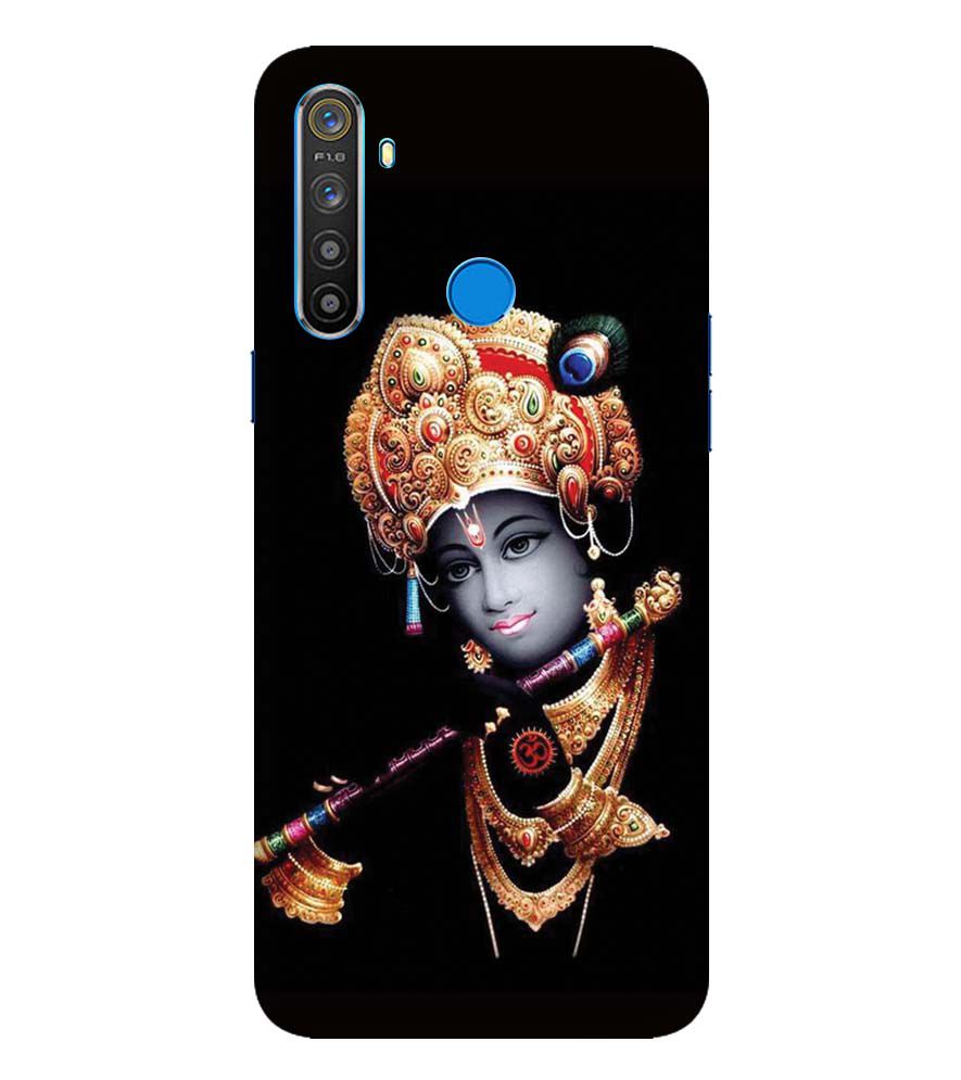 D1540-Beautiful Looking Lord Krishna Back Cover for Realme 5s