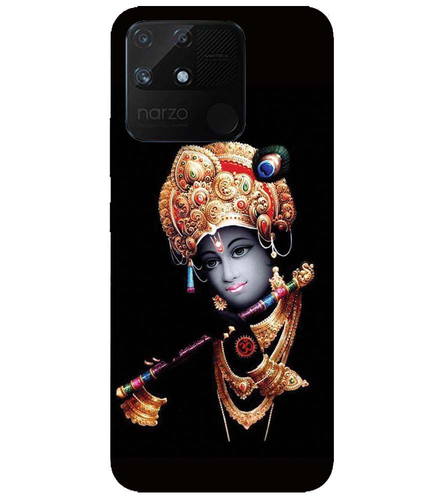 D1540-Beautiful Looking Lord Krishna Back Cover for Realme Narzo 50A