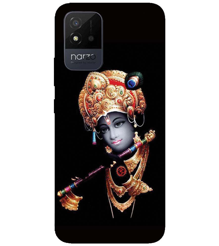 D1540-Beautiful Looking Lord Krishna Back Cover for Realme Narzo 50i