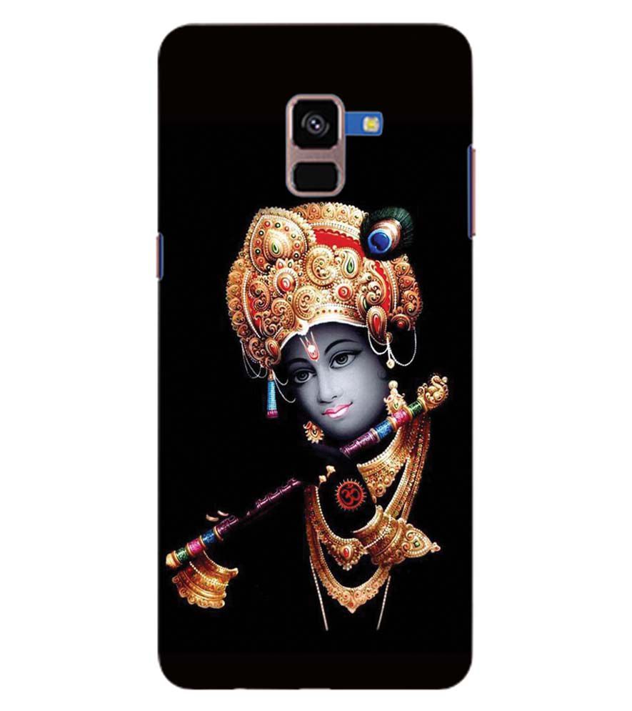 D1540-Beautiful Looking Lord Krishna Back Cover for Samsung Galaxy A8 Plus